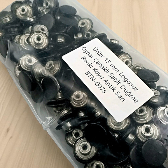 Jeans Button 15 mm 0,59 Movable Cup Dark Antique Brass 200 Pieces/Pack KD001502PROMO