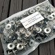 Jeans Button 17 mm 0.67" Without Logo Conical Hole 300 Pieces/Pack KD001701PROMO