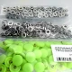 Snap Fastener Set with Cap Plastic15 mm - 0,59" Neon Green 100 pieces/pack ERC0015PLNGreen