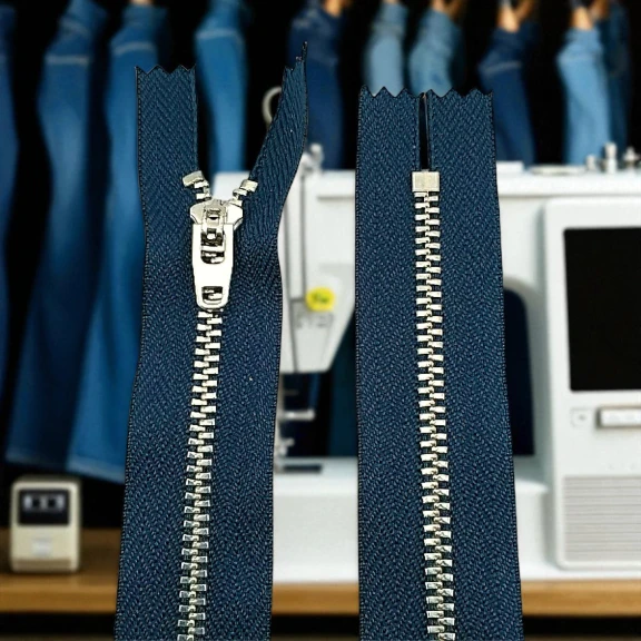 Pantolon Fermuar 18 cm #4.5 Metal Fermuar Nikel ZPM0001PNT