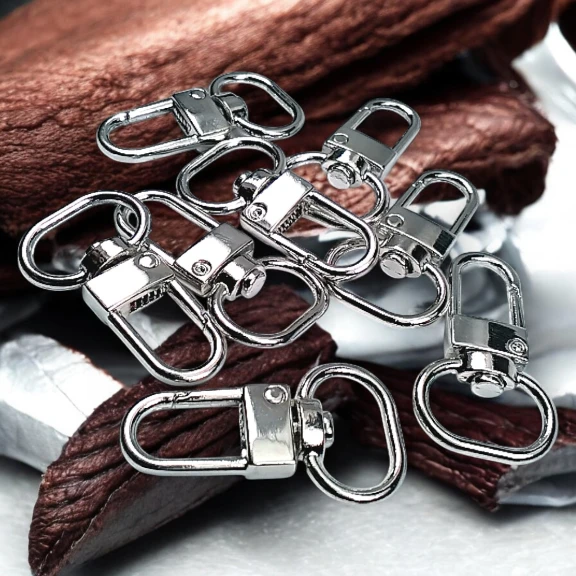 Papağan Kanca 1,5 cm Anahtarlık Kanca Nikel Renk 50 Adet /Paket A 546 PROMO2