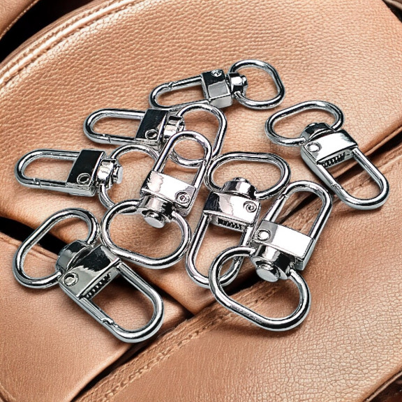 Papağan Kanca 1,5 cm Anahtarlık Kanca Nikel  Renk 50 Adet /Paket A 546 PROMO2