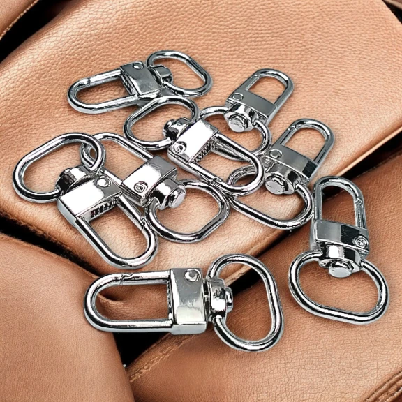 Papağan Kanca 1,5 cm Anahtarlık Kanca Nikel Renk 50 Adet /Paket A 546 PROMO2