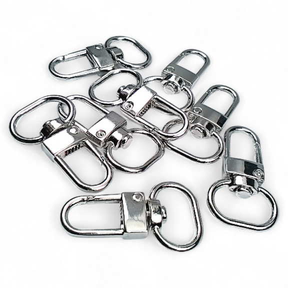 Papağan Kanca 1,5 cm Anahtarlık Kanca Nikel  Renk 50 Adet /Paket A 546 PROMO2