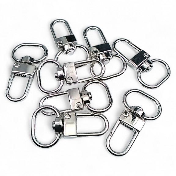 Papağan Kanca 1,5 cm Anahtarlık Kanca Nikel  Renk 50 Adet /Paket A 546 PROMO2