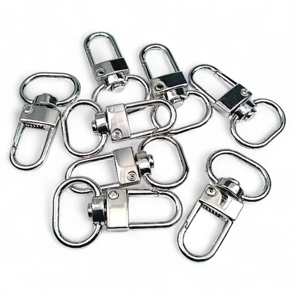 Papağan Kanca 1,5 cm Anahtarlık Kanca Nikel Renk 50 Adet /Paket A 546 PROMO2