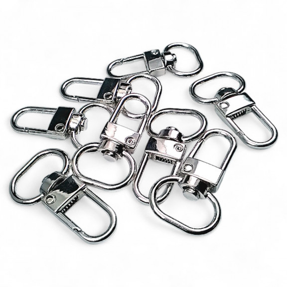 Papağan Kanca 1,5 cm Anahtarlık Kanca Nikel  Renk 50 Adet /Paket A 546 PROMO2