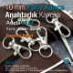10 mm Anahtarlık Kancası - Paris Kanca Yaylı Döner Kancalar - Papağan Kanca (100 Adet/Paket) S1351