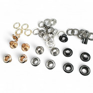 Flat Eyelet 0,31"  Brass 8 mm EPR005