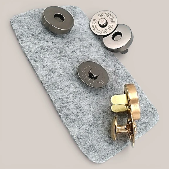 18 mm Çanta Mıknatısı Tek Taraf Troklu - Mıknatıslı Çanta ÇıtÇıtı Plus Kalite SB 10132