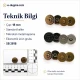 18 mm Standard Quality Magnetic Bag Snap Closure SB 2818 in metal for secure fastening in bags and accessories