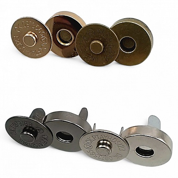 Çanta Mıknatısı 18 mm - Mıknatıslı Çanta Çıt Çıtı Standart Kalite SB 2818