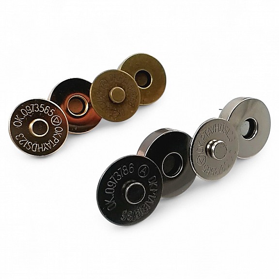 Çanta Mıknatısı 18 mm - Mıknatıslı Çanta Çıt Çıtı Standart Kalite SB 2818
