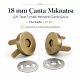18 mm Double-Prong Magnetic Bag Snap Closure SB 2824 for secure bag fastening