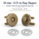 18 mm Double-Prong Magnetic Bag Snap Closure SB 2824 for secure bag fastening
