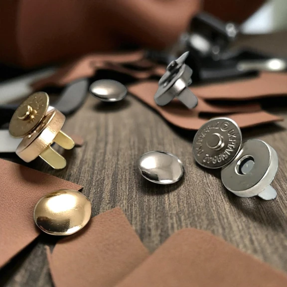 14 mm Çanta Mıknatısı Tek Taraf Troklu - Mıknatıslı Çanta ÇıtÇıtı Plus Kalite SB S-611