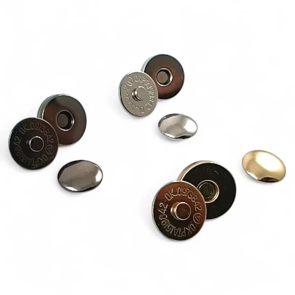 14 mm Çanta Mıknatısı Tek Taraf Troklu - Mıknatıslı Çanta ÇıtÇıtı Plus Kalite SB S-611