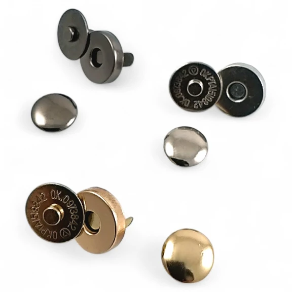 14 mm Çanta Mıknatısı Tek Taraf Troklu - Mıknatıslı Çanta ÇıtÇıtı Plus Kalite SB S-611