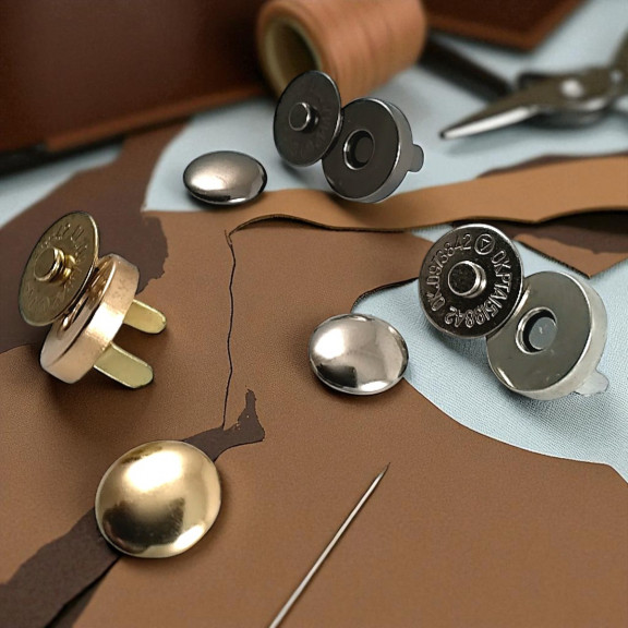 14 mm Çanta Mıknatısı Tek Taraf Troklu - Mıknatıslı Çanta ÇıtÇıtı Plus Kalite SB S-611