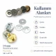 14 mm Magnetic Bag Snap Button - Double-Sided Prong Type - Durable Metal Closure for Bags and Accessories