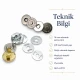 14 mm Magnetic Bag Snap Button - Double-Sided Prong Type - Durable Metal Closure for Bags and Accessories
