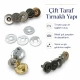 14 mm Magnetic Bag Snap Button - Double-Sided Prong Type - Durable Metal Closure for Bags and Accessories