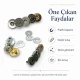 14 mm Magnetic Bag Snap Button - Double-Sided Prong Type - Durable Metal Closure for Bags and Accessories