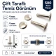 Çift Kapaklı Uzun Bacaklı Perçin 9 mm Kapak ve 9 mm Bacak Saç Malzeme - 500 Adet