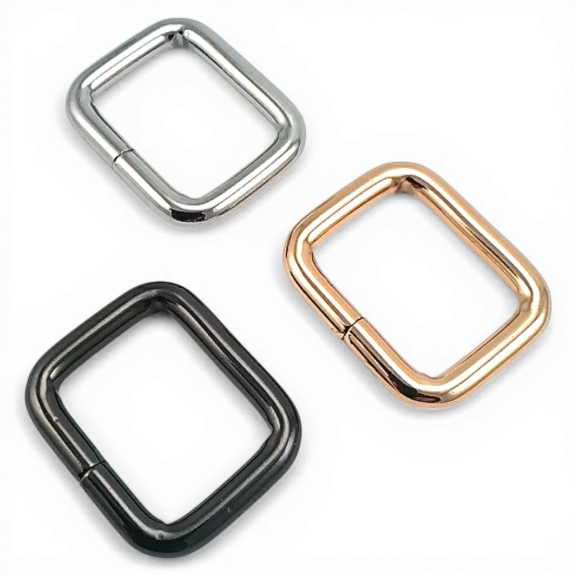 Dikdörtgen Toka 2.5 cm Çerçeve Toka Özel Metal Kaplama - Kalın Model SB 1215