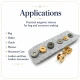 14 mm Double-Prong Magnetic Bag Snap Closure SB S-611CT made of durable metal for secure closure in bags and accessories