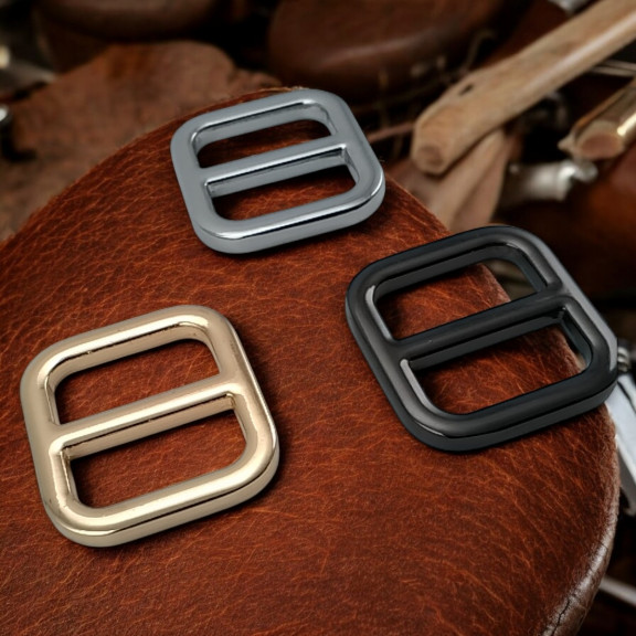 2 cm Kare Ayar Tokası Özel Metal Kaplama Renk - Tasma Ayar Tokası S 1955