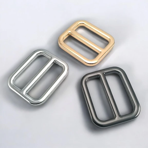 2.5 cm Kare Ayar Tokası Özel Metal Kaplama Renk - Tasma Ayar Tokası S 20386