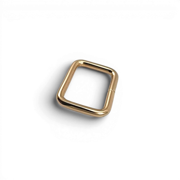 2.5 cm Dikdörtgen Toka - Çerçeve Toka Özel Metal Kaplama SB 1209