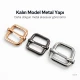 1.5 cm Metal Askı Ayar Tokası Tek Sürgülü Kalın Model Özel Kaplama SB 1251