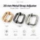 Metal Askı Ayar Tokası 2 cm Tek Sürgülü Özel Kaplama SB 1255 - 5 cm genişliğinde, metal malzemeden üretilmiş, çanta ve