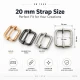 Metal Askı Ayar Tokası 2 cm Tek Sürgülü Özel Kaplama SB 1255 - 5 cm genişliğinde, metal malzemeden üretilmiş, çanta ve