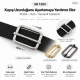 4 cm Metal Askı Ayar Tokası - Kalın Model, Tek Sürgülü, Özel Kaplama SB 1283
