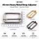 4 cm Metal Askı Ayar Tokası - Kalın Model, Tek Sürgülü, Özel Kaplama SB 1283