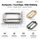 4 cm Metal Askı Ayar Tokası - Kalın Model, Tek Sürgülü, Özel Kaplama SB 1283
