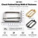 4 cm Metal Askı Ayar Tokası - Kalın Model, Tek Sürgülü, Özel Kaplama SB 1283