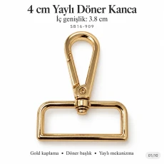 4 cm Yaylı Döner Papağan Kanca – Çanta Askı Kancası SB 16909