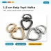 15 mm Heart-Shaped Spring Ring for Bags SB 20293