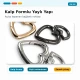 15 mm Heart-Shaped Spring Ring for Bags, Metal Buckle with Durable Finish, Ideal for Bags and Outdoor Gear