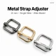 1.5 cm Metal Askı Ayar Tokası - Tek Sürgülü Geniş Model, Özel Kaplama, Dayanıklı Metal Aksesuar