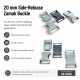 Palaska Tokası 2 cm Geçmeli Zamak Toka Özel Üretim SB 25690 - Kemer, iş kıyafeti, çanta ve evcil hayvan tasmalarında güvenli