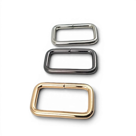 4 cm Çerçeve Toka - Dikdörtgen Toka Özel Metal Kaplama Kalın Model SB 8181