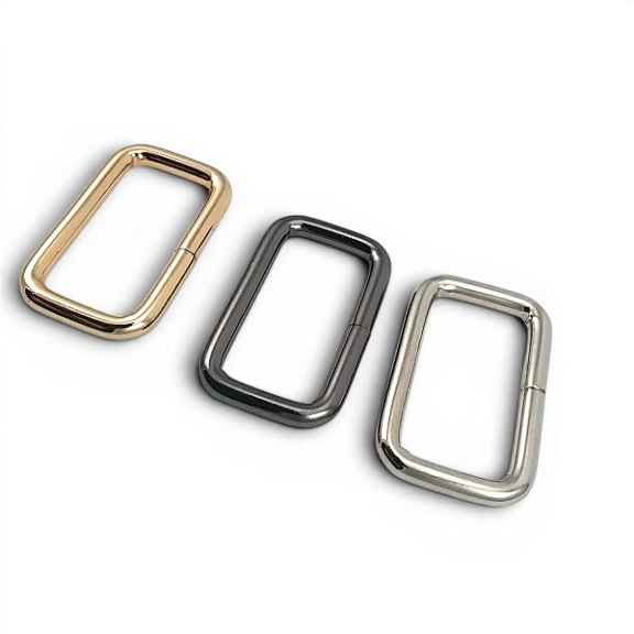 4 cm Çerçeve Toka - Dikdörtgen Toka Özel Metal Kaplama Kalın Model SB 8181