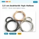 2,5 cm Anahtarlık Yaylı Halkası - Yaylı Sabit 1,2 cm Anahtarlık Halka Toka SB 8975, zamak metal malzeme ile çantalar ve
