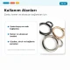 2,5 cm Anahtarlık Yaylı Halkası - Yaylı Sabit 1,2 cm Anahtarlık Halka Toka SB 8975, zamak metal malzeme ile çantalar ve