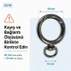 20 mm Fixed Spring-Loaded Keychain Ring SB 9019 for bags and accessories, made of zamak metal with multiple finish options.